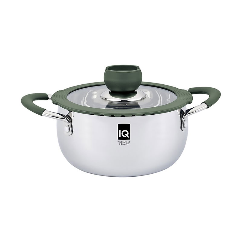 Каструля IQ Be Trendy з кришкою, 18 см, 2.2 л (IQ-2044-18)